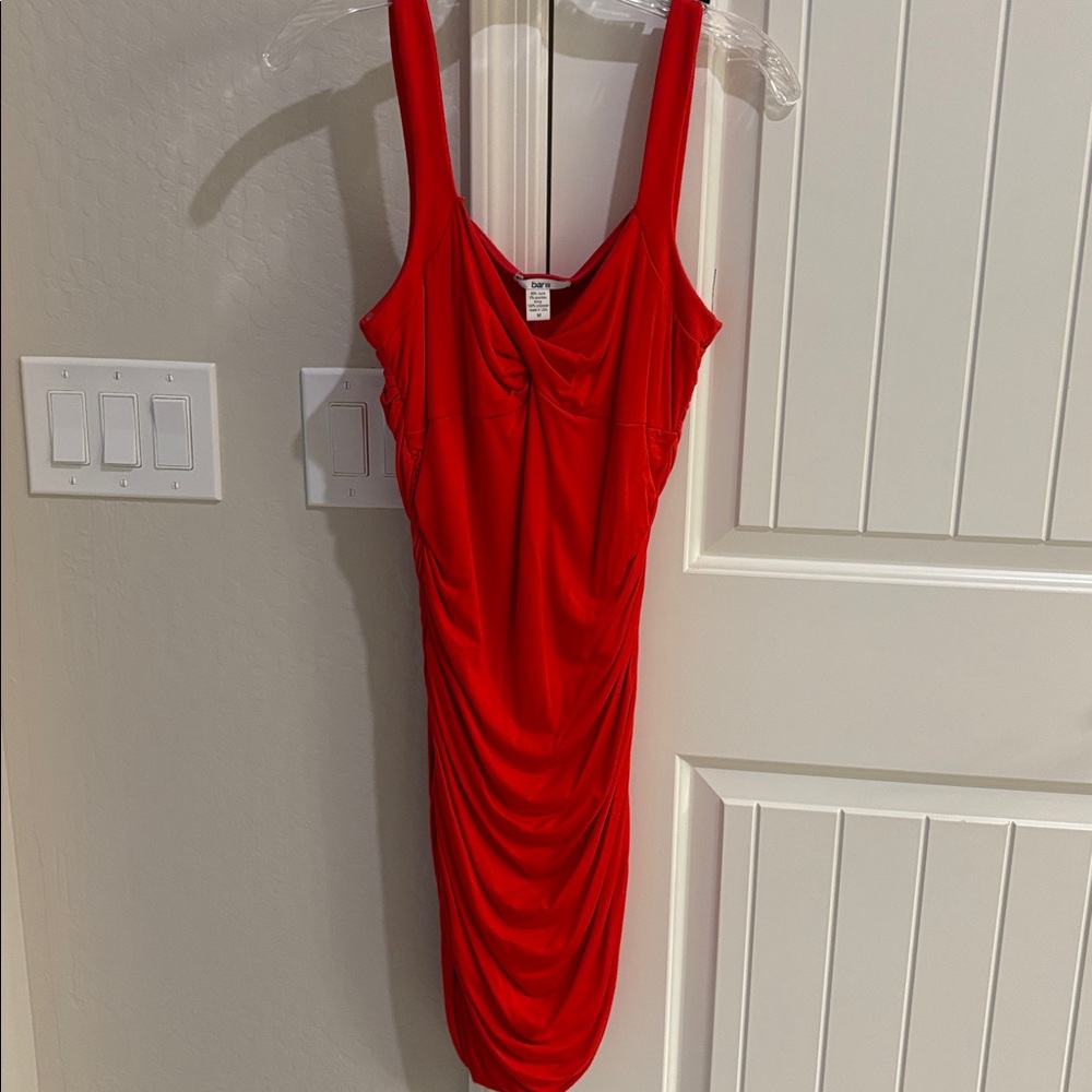 Bar III Vibrant Red Dress